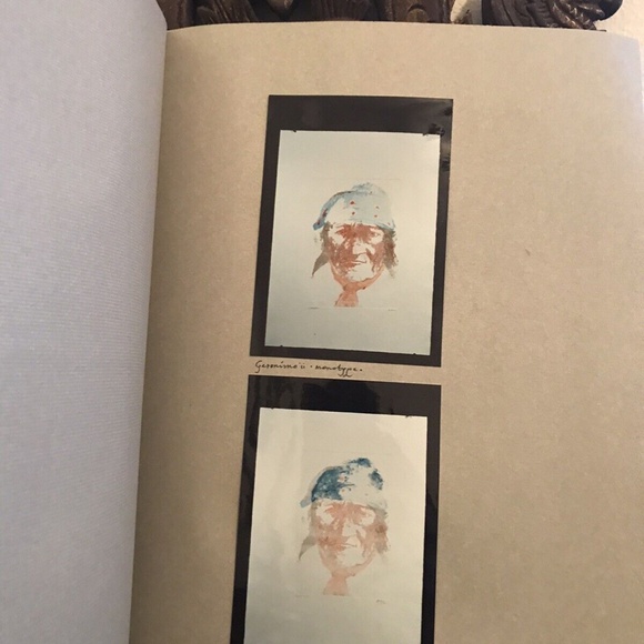 LEONARD BASKIN NATIVE AMERICAN WOLF ROBE ARCHIVE SIGNED ART PAINTING BOOK YALE - Picture 3 of 9